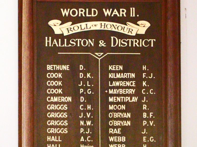 Hallston WW2 Roll