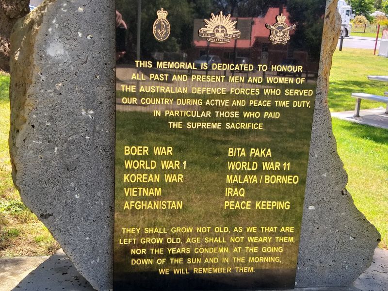 Axedale War Memorial