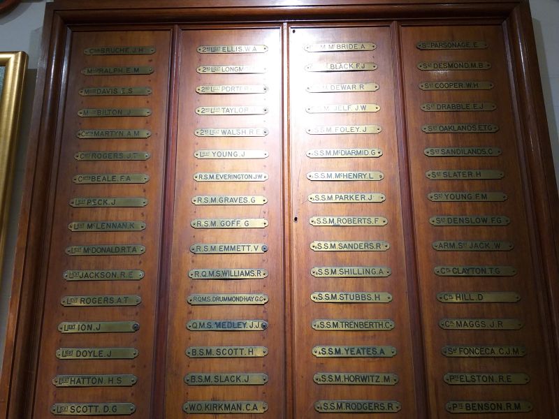 5th Military District AIF Honor Board
