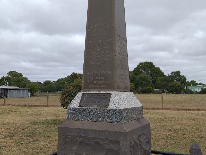 Darlington & District War Memorial
