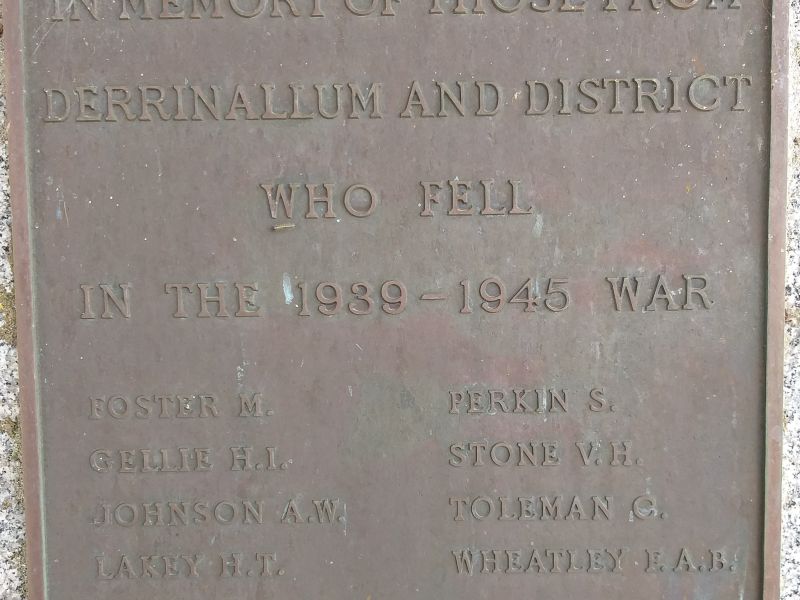 Derrinallum & District War Memorial