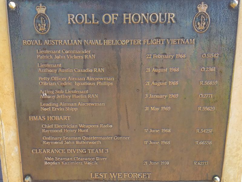 Royal Australian Navy Vietnam Memorial 