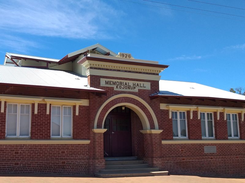 Kojonup Memorial Hall