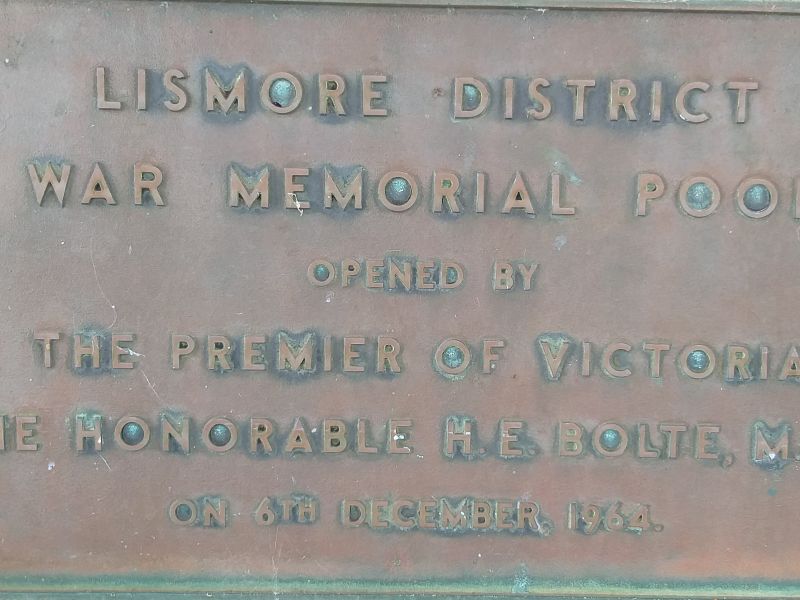 Lismore District Memorial Pool