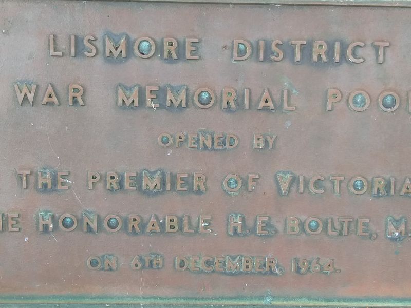 Lismore District Memorial Pool
