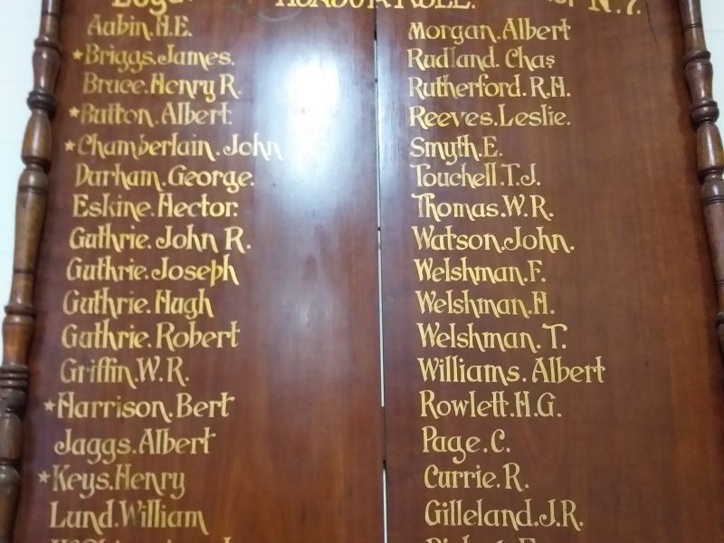 Loyal Orange Lodge ""No Surrender"" No.7 Honour Roll