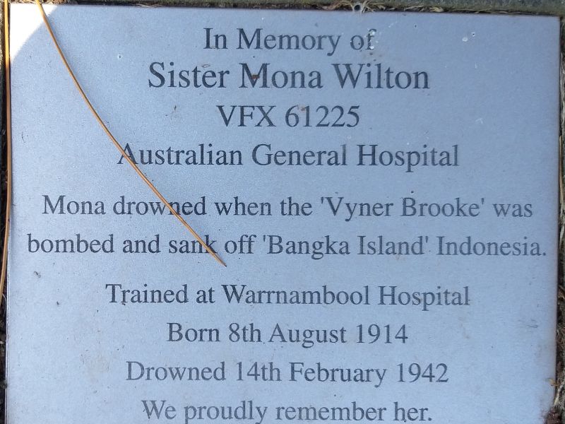Sister Mona Wilton Memorial