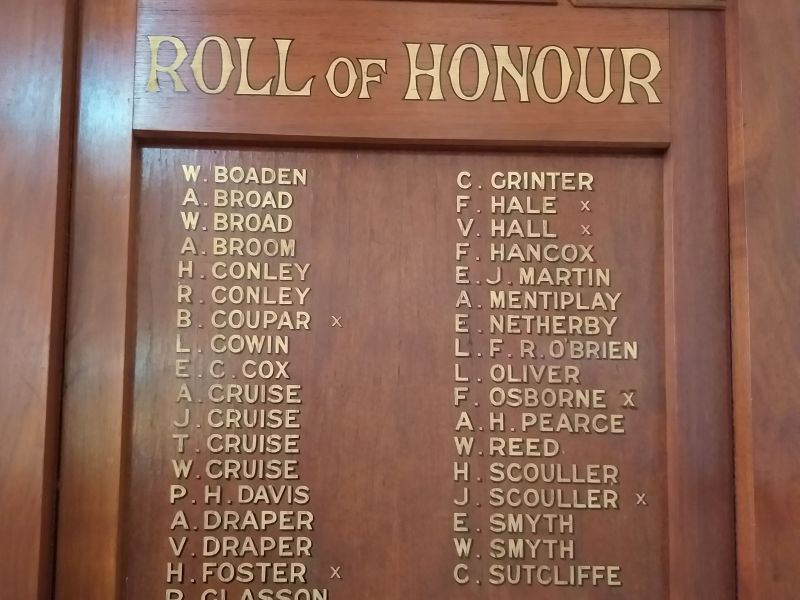 Nathalia Uniting Church Roll of Honour