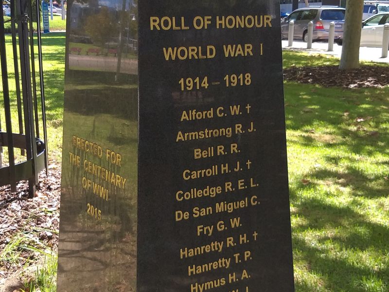 Rockingham Roll of Honour WW1