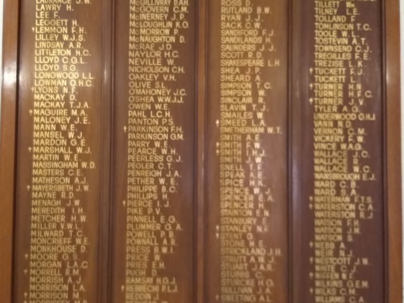 Western Australian Post Office Staff Roll of Honour 