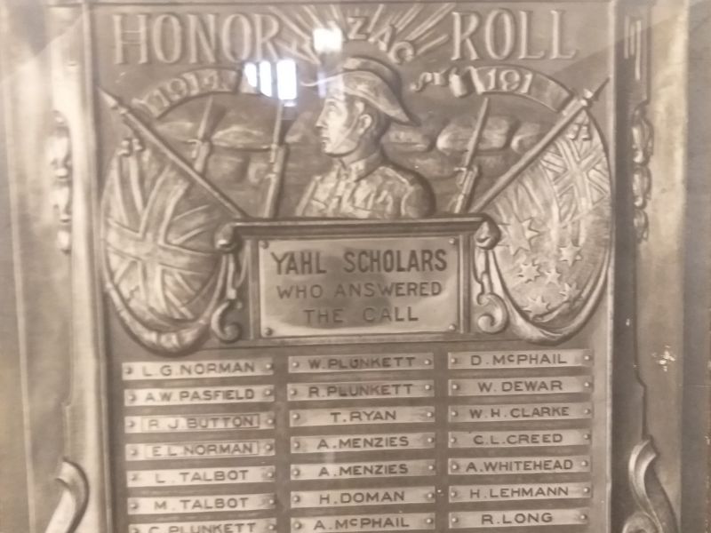 Yahl School Honor Roll