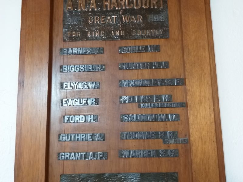 Harcourt ANA Honor Roll