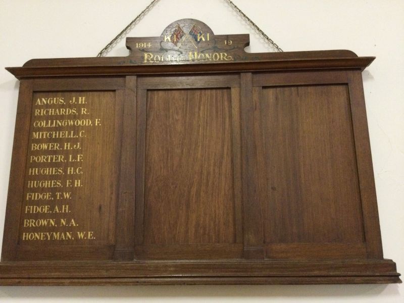 Kiki Honour Board