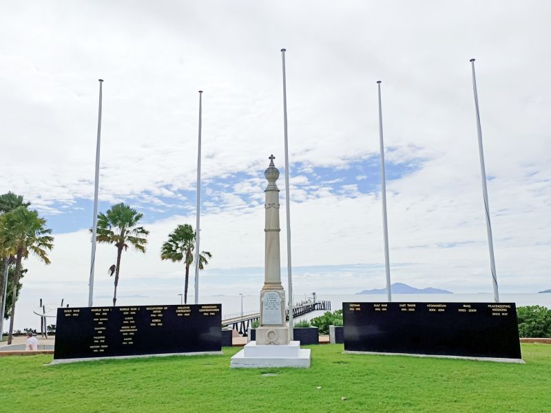 Cardwell War Memorial, July 2023
