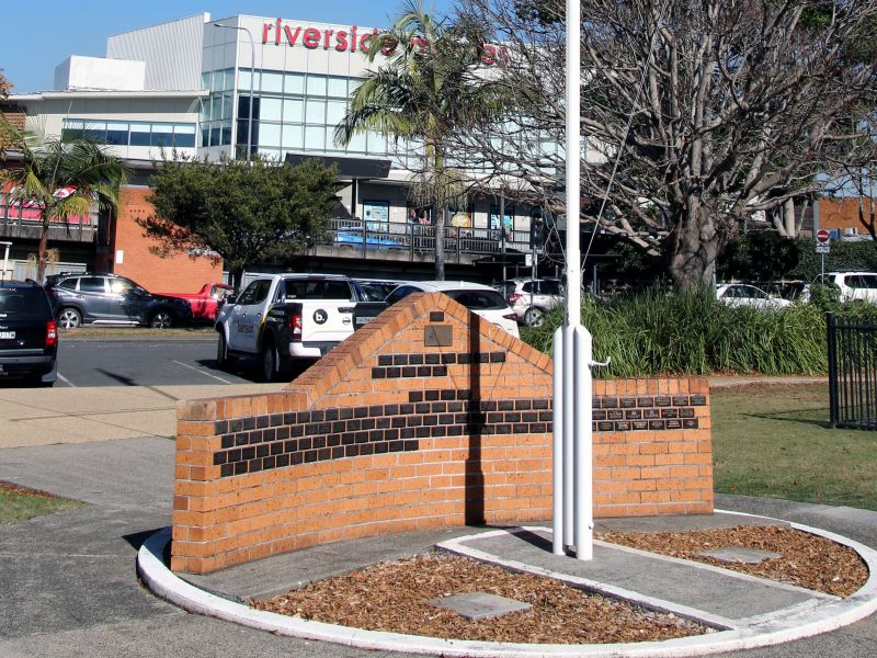 Kempsey Returned and Services League Memorial Hall Commemorative Wall and Flagpole