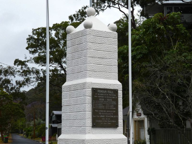 Patonga WW2 War Memorial & Honour Roll