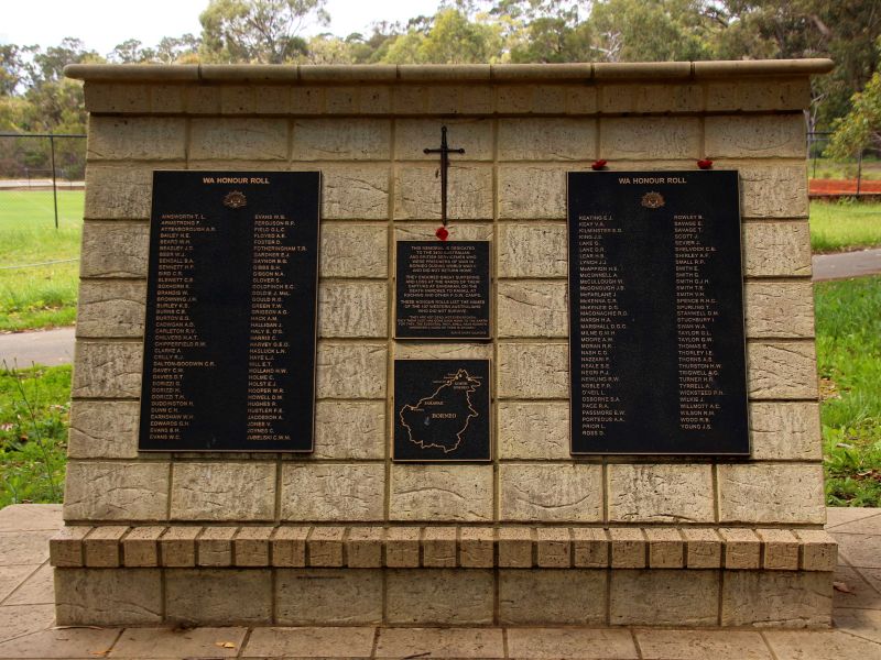 Sandakan Prisoner Of War Memorial Kings Park, Perth