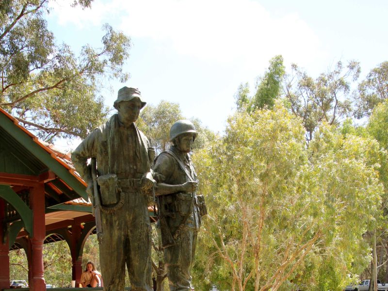 Vietnam Memorial Pavillon Commemorative Statues, Kings Park Perth