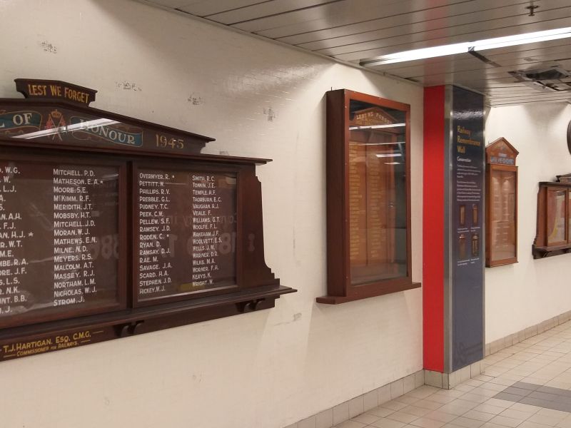 NSW Railways Remembrance Wall