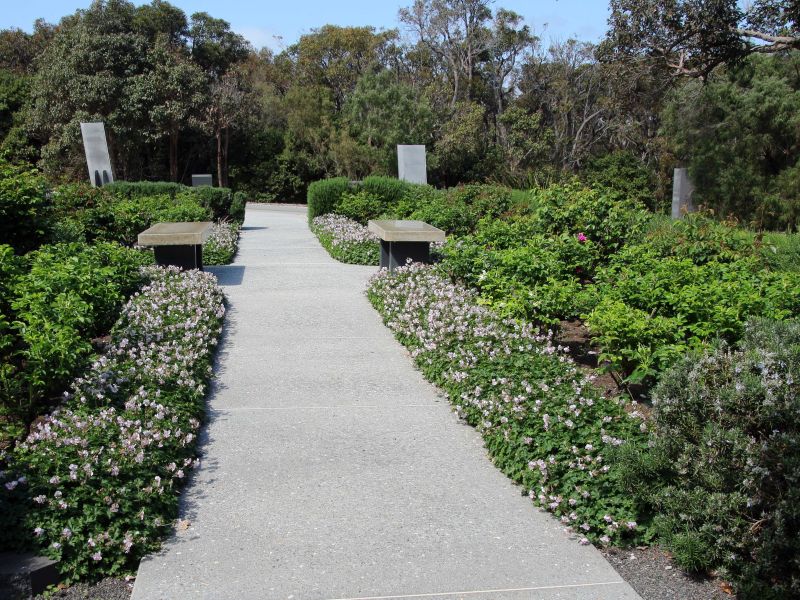 Honouring Women in Wartime Heritage Rose Garden Located Along Convoy Walk, Albany