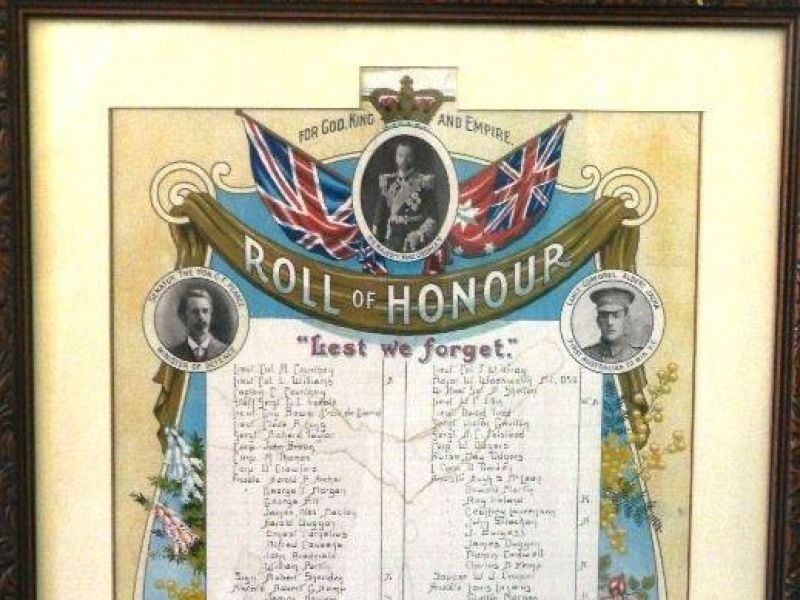 Castlemaine State School Roll of Honour