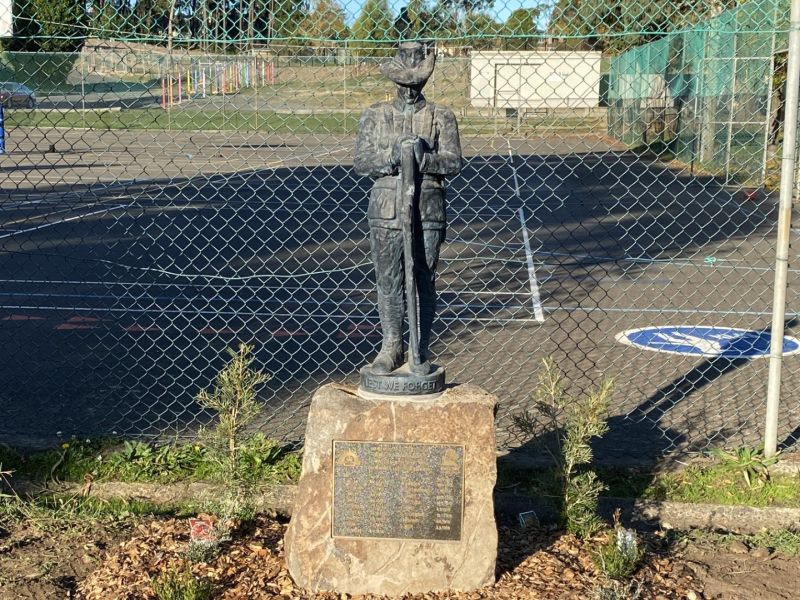 Memorial honouring former students who died in the First World War.