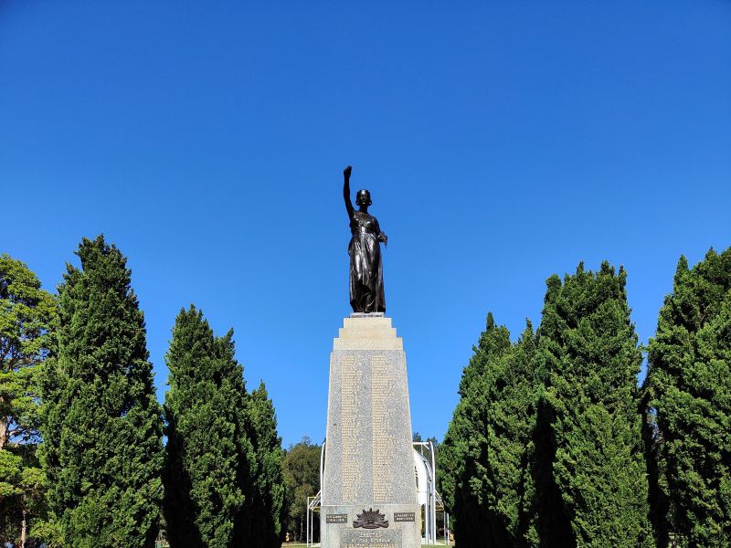 Leichhardt War Memorial, western side, 15 December 2023 (1)