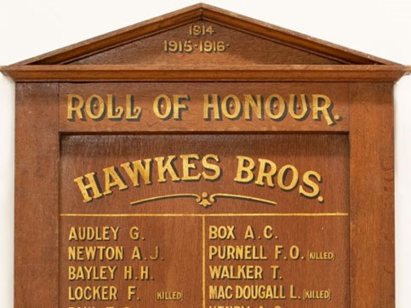 Hawkes Bros Roll of Honour
