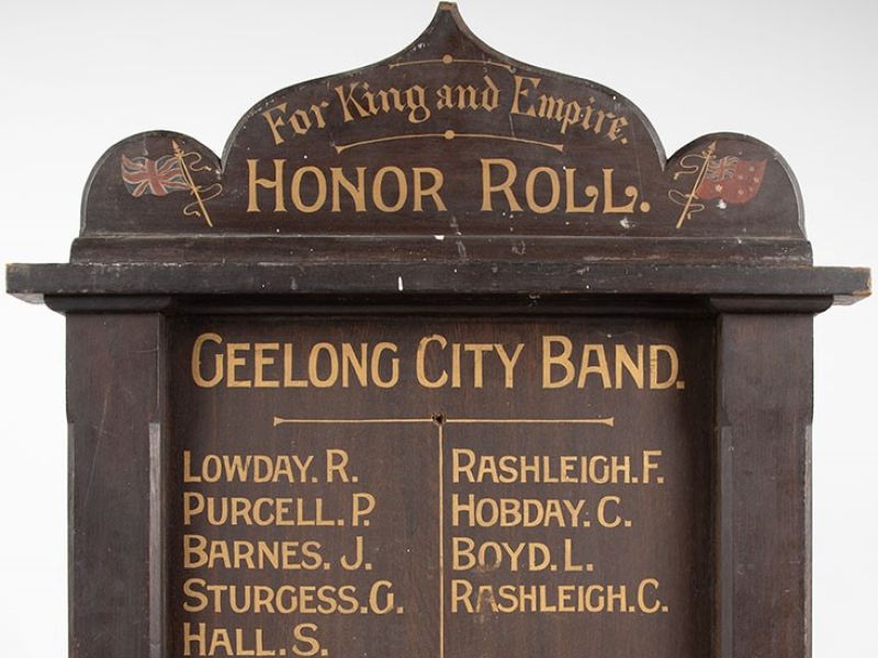 Geelong City Band Honor Roll