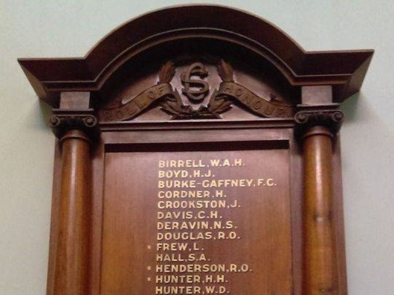 Sandhurst Club Roll of Honour