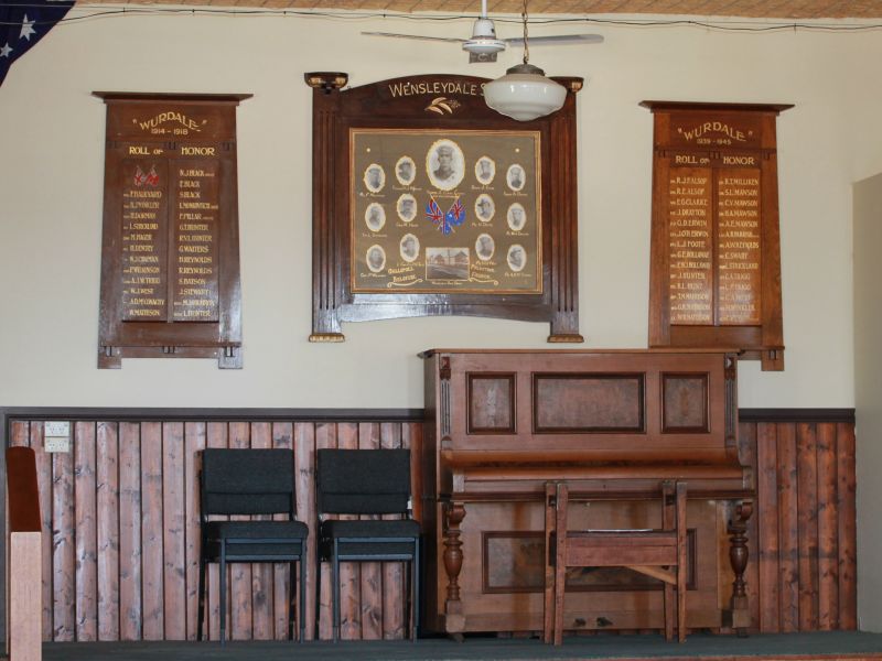 Wurdale Honour Boards