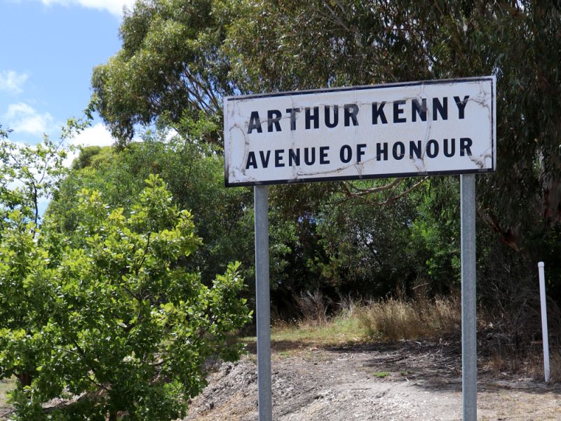 Arthur Kenny AOH Road Sign