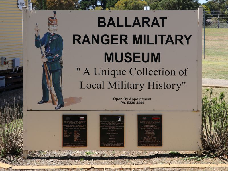 Ballarat Rangers Plaque Location