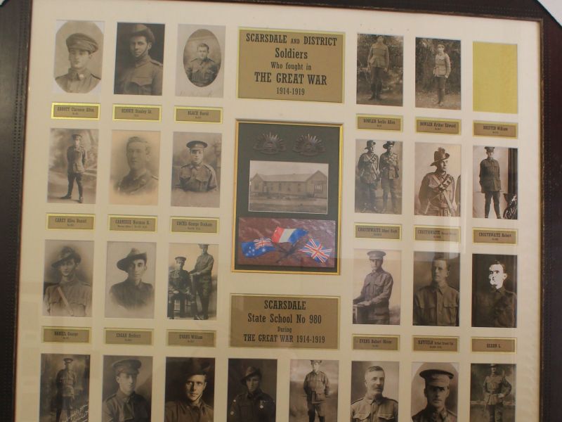 Scarsdale & District and State School No 980 Honour Board