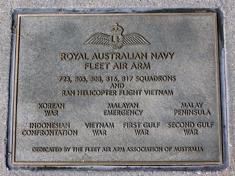 Royal Australian Navy Fleet Air Arm Memorial Plaque