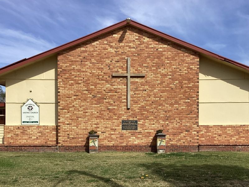 Merbein Uniting Church & Plaque