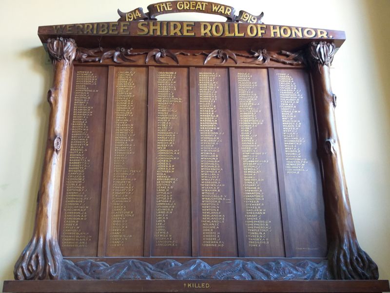 Werribee Shire Roll of Honor (RSL)