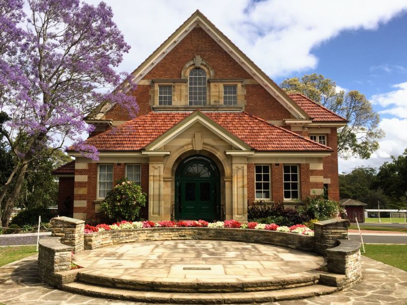 Burnside Memorial Garden within the precinct of Redeemer Baptist School