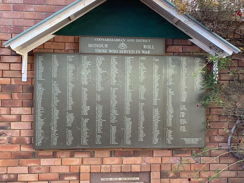 Coonabarabran & District Honour Roll