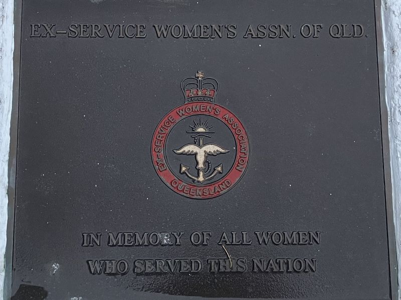 Ex-Service Women's Plaque