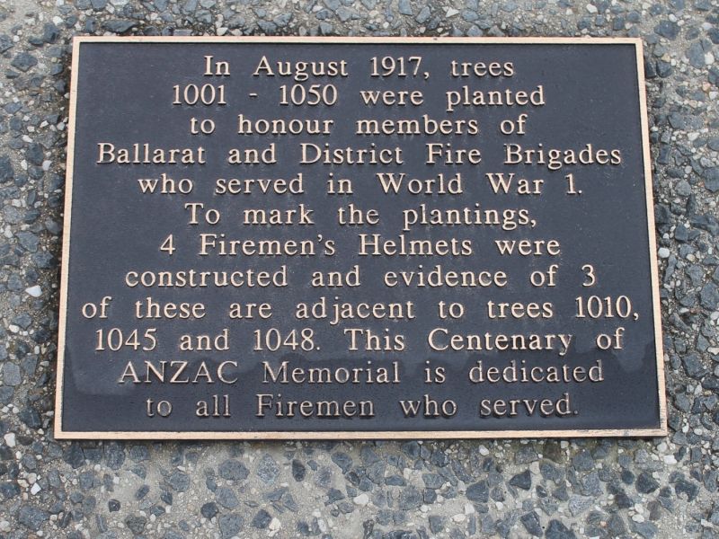 Ballarat & District Fire Brigades Memorial