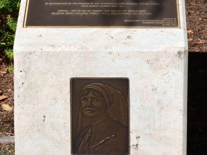 The Memorial cairn for FWW Australian Army Nursing Service members who served in Greece, Lemnos, Thessaloniki and other locations