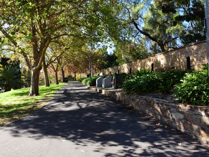 The Pathway of Honour, looking east