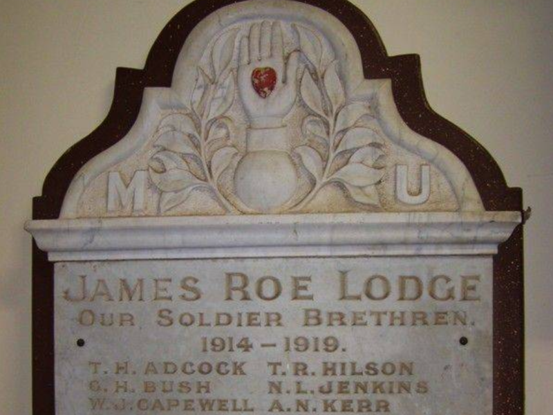 James Roe Lodge Honour Roll