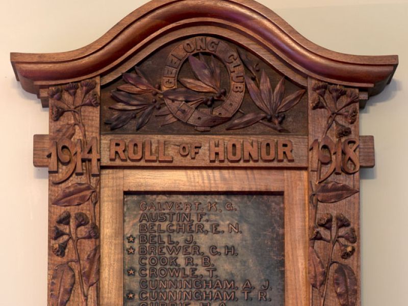 Geelong Club Roll of Honor