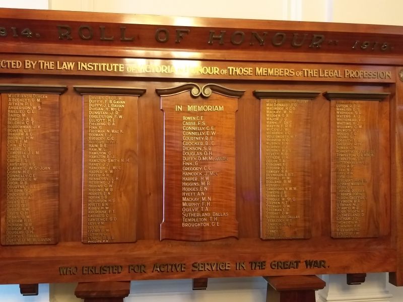 Law Institute of Victoria Roll of Honour