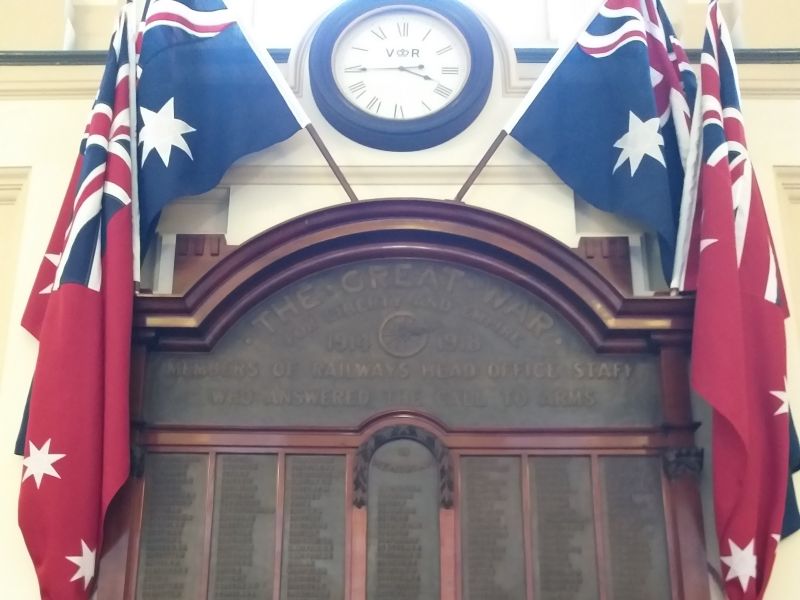 Victorian Railways Head Office Staff Honour Roll