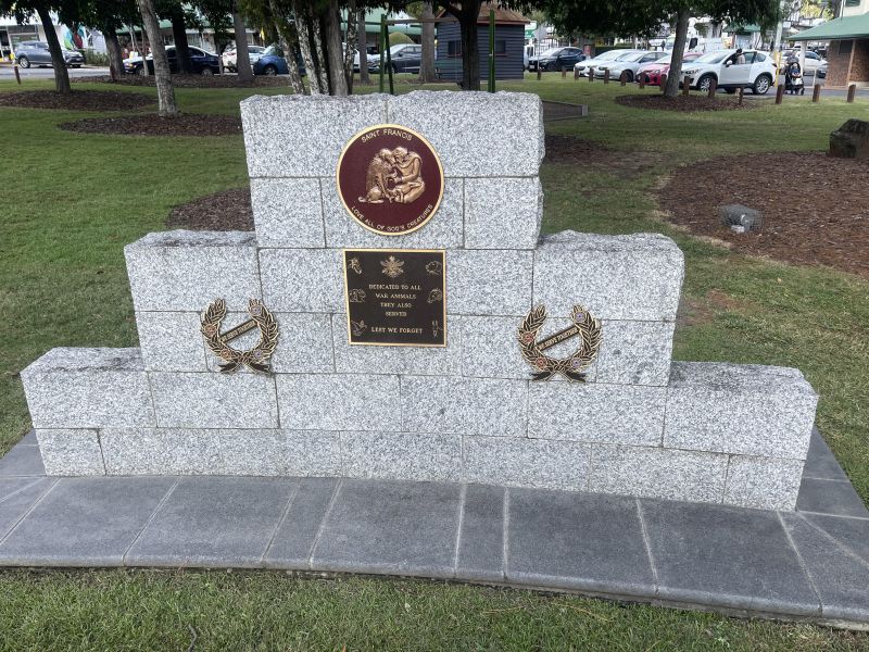 Bronze wreaths add to memorial