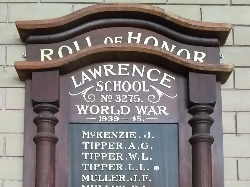 Lawrence School Roll of Honor 