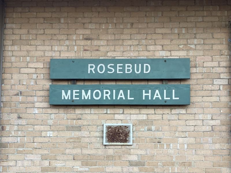 Rosebud Memorial Hall